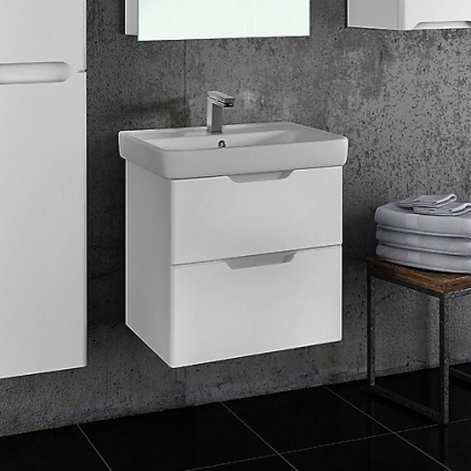 Тумба с раковиной Dreja.Eco Q 60 белая