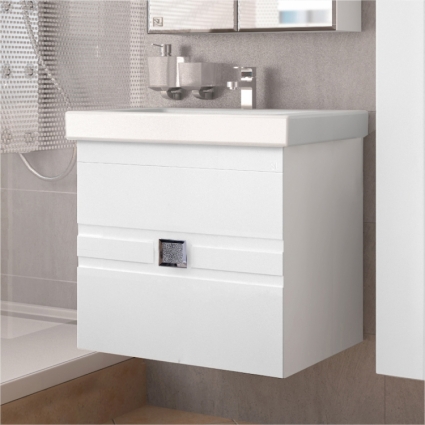 Тумба с раковиной Style Line Амарант 60 Plus белая