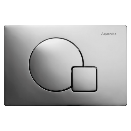 Кнопка смыва Aquanika Basic Q-type 01.02.10 хром