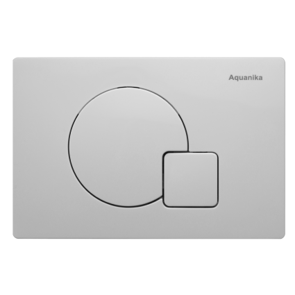 Кнопка смыва Aquanika Basic Q-type 01.02.48 белая