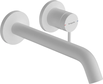 Смеситель для раковины Hansgrohe Tecturis S 73351700 матовый белый