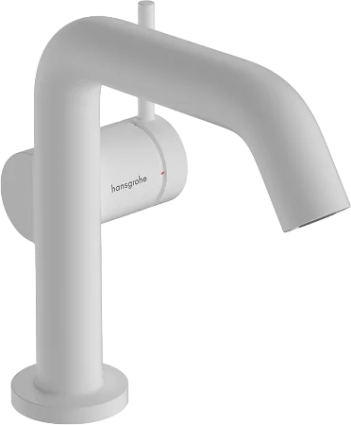 Смеситель для раковины Hansgrohe Tecturis S Fine 110 CoolStart 73320700 матовый белый
