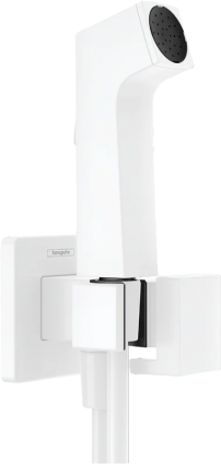 Гигиенический душ Hansgrohe Bidette E 1jet 29233700 со смесителем, C ВНУТРЕННЕЙ ЧАСТЬЮ, матовый белый