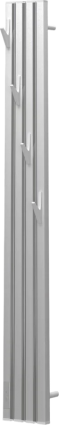 Полотенцесушитель электрический Point Пиано PN19722WC 15x120, белый, хром