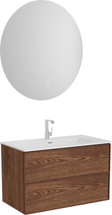 Мебель для ванной комнаты VitrA Metropole Edge 100 ореховое дерево