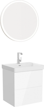 Мебель для ванной комнаты VitrA Metropole Pure 60 глянцевая белая