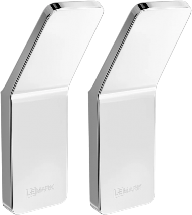 Крючок Lemark Smooth line 9711001 хром, 2 шт