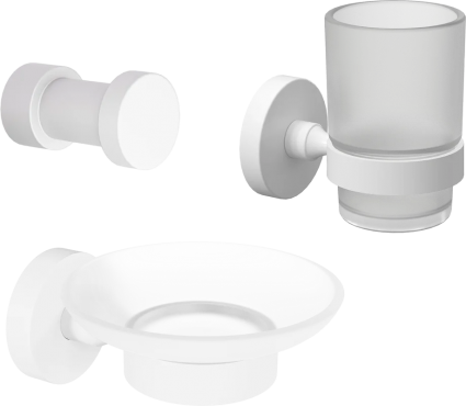 Набор DEKOR BANYO Alina White, A40 406 05 + A40 408 15 + A40 405 05