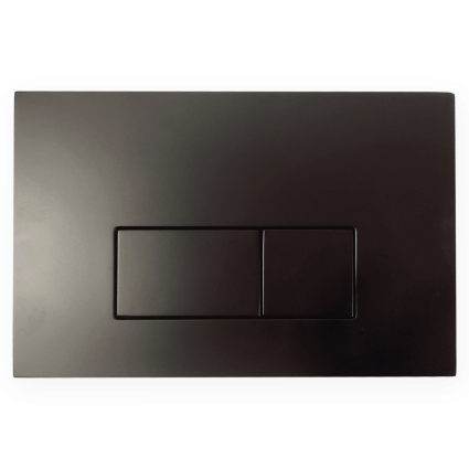 Кнопка смыва Aquanika Basic V-type 01.02.01 черный матовый