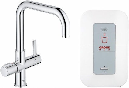 Смеситель Grohe Red Duo 30145000 для кухонной мойки, с водонагревателем