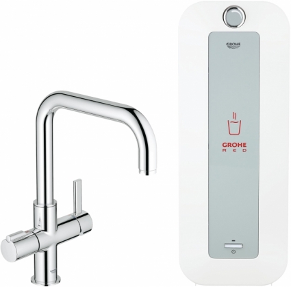 Смеситель Grohe Red Duo 30156000 для кухонной мойки, с водонагревателем