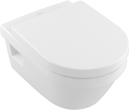 Унитаз подвесной Villeroy & Boch Architectura 5684 H1 R1 alpin CeramicPlus, с микролифтом