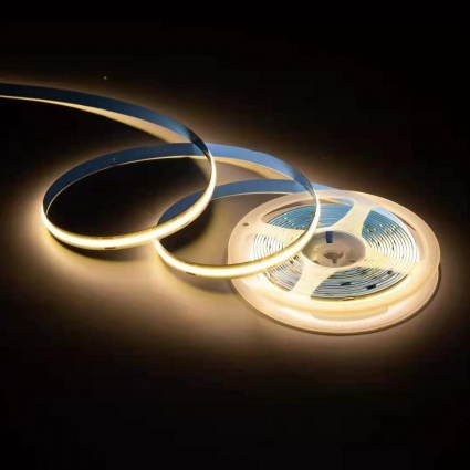 Светодиодная влагозащищенная лента Apeyron 12W/m 320LED/m COB теплый белый 5M 00-390