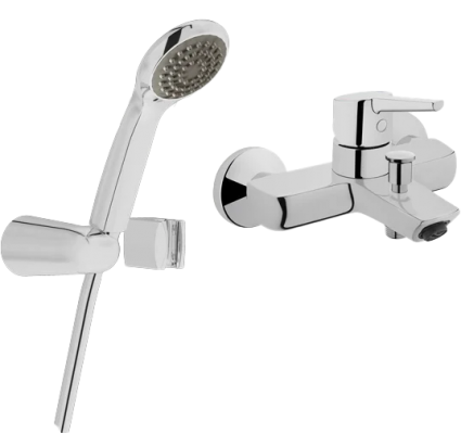 Смеситель для ванны с душем VitrA Stern 458655 глянцевый хром