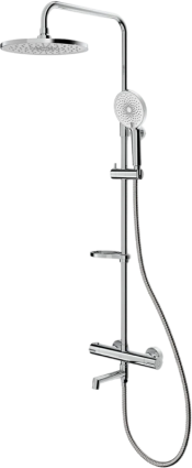 Душевая стойка Milardo Ideal Spa ILSSBTHM06 хром глянцевый