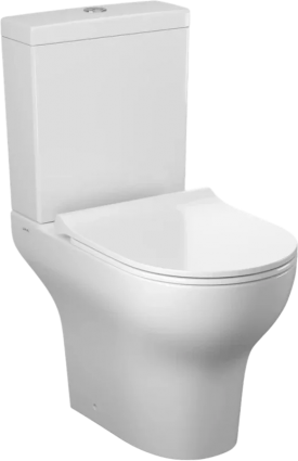 Унитаз-компакт VitrA Zentrum Nifa 9824B003-7217 безободковый, с микролифтом
