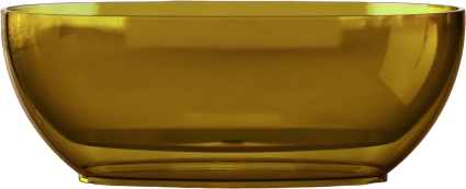 Ванна из полиэфирной смолы Abber Kristall AT9703 Amber 170x75 см, отдельностоящая, овальная, с донным клапаном