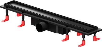 Душевой трап (лоток) Am.Pm PrimeFlow Tile 60 см, черный матовый
