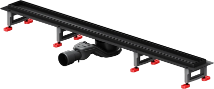 Душевой трап (лоток) Am.Pm MasterFlow Tile 90 см, черный матовый