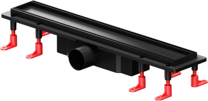 Душевой трап (лоток) Am.Pm PrimeFlow Tile 50 см, черный матовый