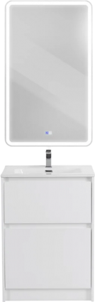 Мебель для ванной комнаты BelBagno Kraft 39 60 напольная, bianco opaco