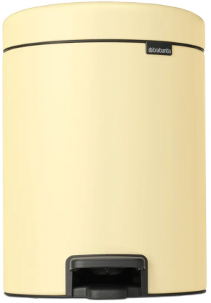 Мусорное ведро Brabantia NewIcon 233784 5 л, ванильно-желтое