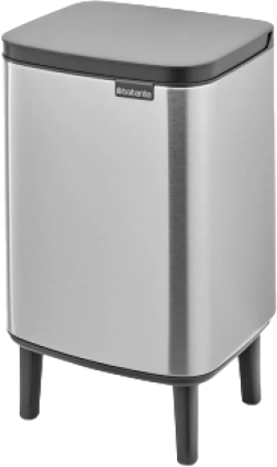 Мусорное ведро Brabantia Bo Hi 227189 7 л, матовая сталь