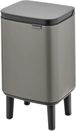 Мусорное ведро Brabantia Bo Hi 227127 4 л, платиновое