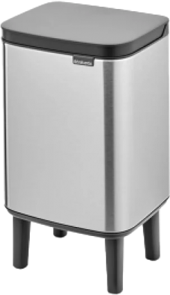 Мусорное ведро Brabantia Bo Hi 227103 4 л, матовая сталь