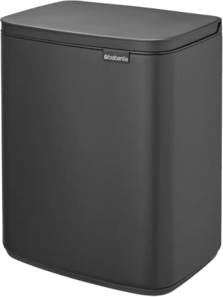 Мусорное ведро Brabantia Bo 233746 12 л, минерально-графитовое