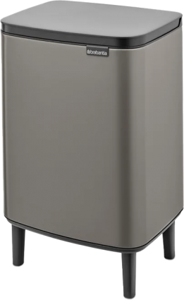 Мусорное ведро Brabantia Bo Hi 227288 12 л, платиновое