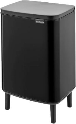 Мусорное ведро Brabantia Bo Hi 227226 12 л, матовое черное