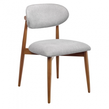 Стул bradexhome Lucas 3 серого цвета
