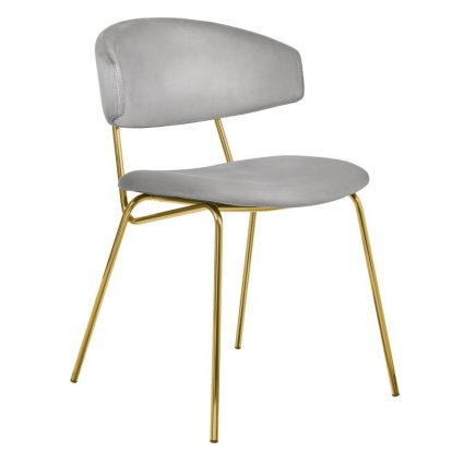 Стул bradexhome Elle серого цвета