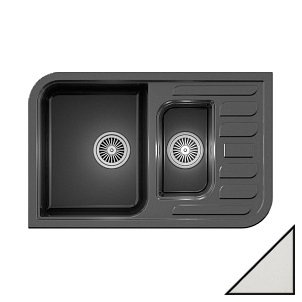 Мойка кухонная Portu PG-7803 белая