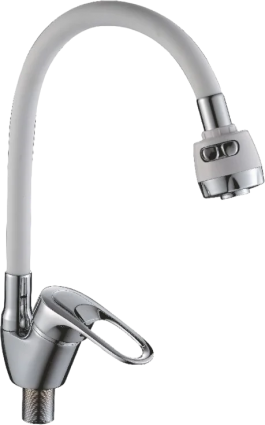 Смеситель для кухни Cron CN04 CN4304 белый