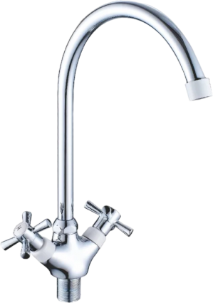 Смеситель для кухни Cron CN142 CN46142-8 белый