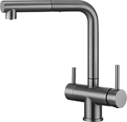 Смеситель для кухни Emar Steel ЕСВ 7017 dark