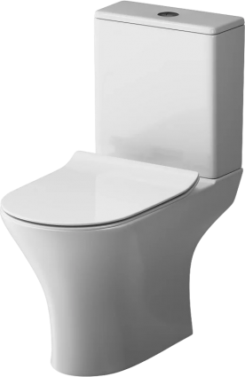 Унитаз-компакт Am.Pm Sense C748600SC FlashClean, безободковый, с микролифтом