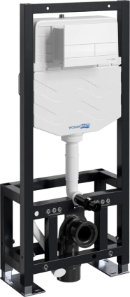 Система инсталляции для унитазов Wasserkraft Dill 61TLT.010.ME.WM04 с кнопкой смыва матовой белой