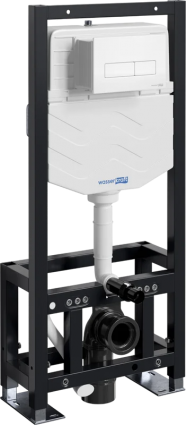 Система инсталляции для унитазов Wasserkraft Dill 61TLT.010.ME.WM03 с кнопкой смыва матовой белой