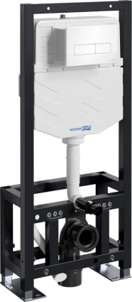 Система инсталляции для унитазов Wasserkraft Dill 61TLT.010.ME.WH03 с кнопкой смыва белой
