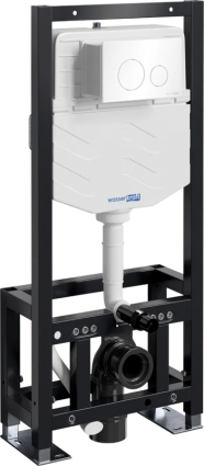 Система инсталляции для унитазов Wasserkraft Dill 61TLT.010.ME.WH02 с кнопкой смыва белой