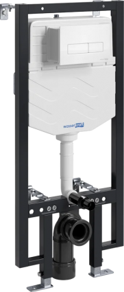 Система инсталляции для унитазов Wasserkraft Vils 56TLT.010.ME.WH03 с кнопкой смыва белой