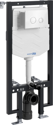 Система инсталляции для унитазов Wasserkraft Vils 56TLT.010.ME.WH01 с кнопкой смыва белой