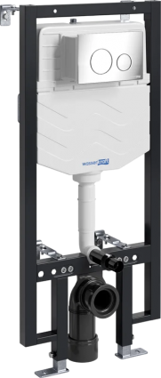 Система инсталляции для унитазов Wasserkraft Vils 56TLT.010.ME.CH02 с кнопкой смыва хром