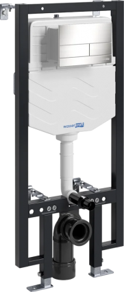Система инсталляции для унитазов Wasserkraft Vils 56TLT.010.ME.BN04 с кнопкой смыва никель