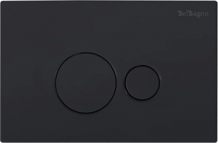 Кнопка смыва BelBagno BB084NERO черная матовая