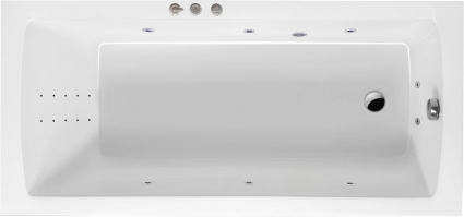 Акриловая ванна Excellent Aquaria Smart Nano 150x70 см, с гидромассажем, с каркасом, со сливом-переливом
