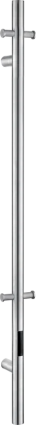 Полотенцесушитель электрический Boheme Uno 726-NB 150x12, nickel brush